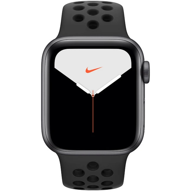 Apple Watch Nike Series 5 GPS, 40mm Space Grey Aluminium Case with Anthracite/Black Nike Sport Band MX3T2GK/A