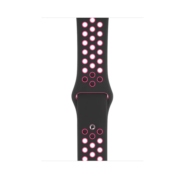 Аксессуары для смартфона Apple 44mm Black/Pink Blast Nike Sport Band S/M & M/L MWUC2ZM/A