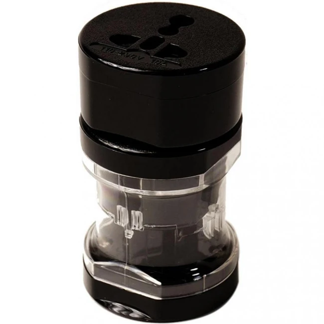 Переходник PowerPlant Универсальный дорожный сетевой переходник PowerPlant 220V 10A DV00DV5068