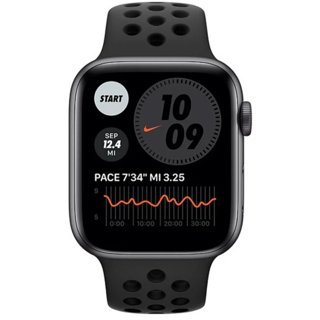 Apple Watch Nike Series 6 GPS, 44mm Space Gray Aluminium Case MG173GK/A