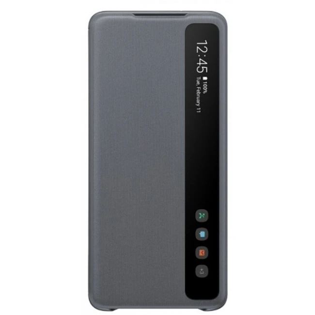 Аксессуары для смартфона Samsung Smart Clear View Cover G 985 gray EF-ZG985CJEGRU