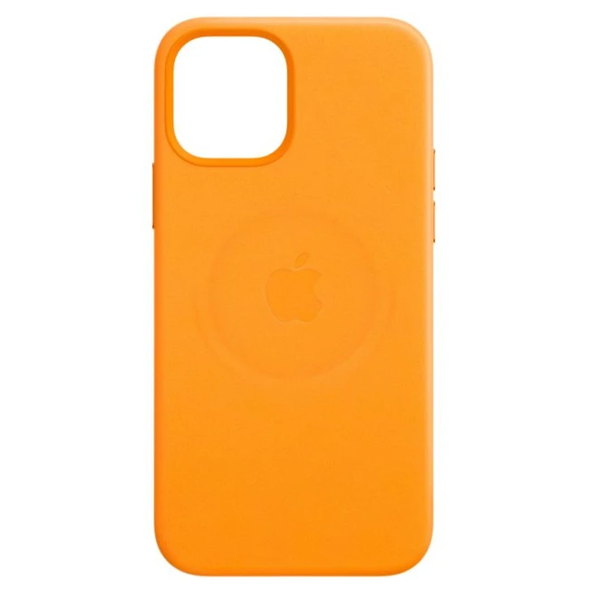Аксессуары для смартфона Apple 12 Pro Leather Case with MagSafe - California Poppy MHKC3ZM/A