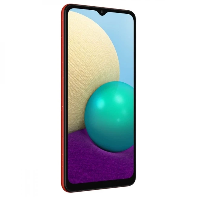 Смартфон Samsung Galaxy A02 32Gb 2Gb красный SM-A022GZRBSER