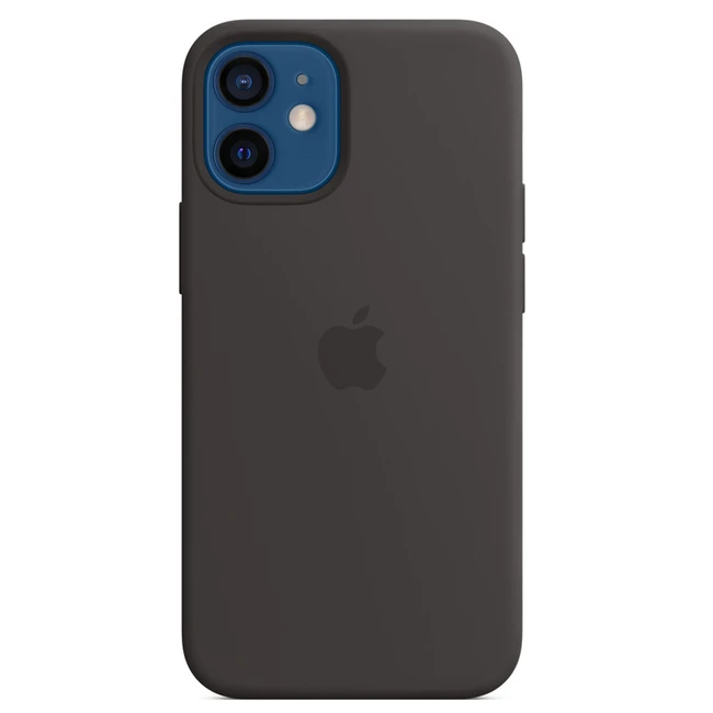Аксессуары для смартфона Apple Чехол для iPhone 12 mini Silicone Case with MagSafe - Black MHKX3ZM/A