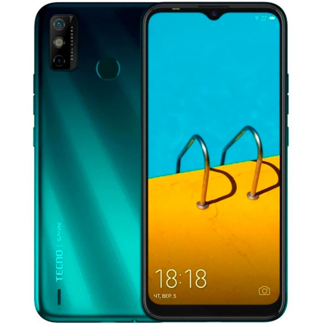 Смартфон TECNO Spark 6 GO 3/64 KE5j Ice Jadeite KE5j-JADEITE