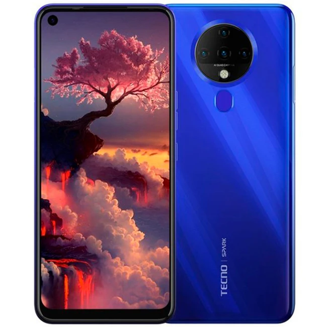 Смартфон TECNO Spark 6 4/64 KE7 Ocean Blue KE7-64-BLUE