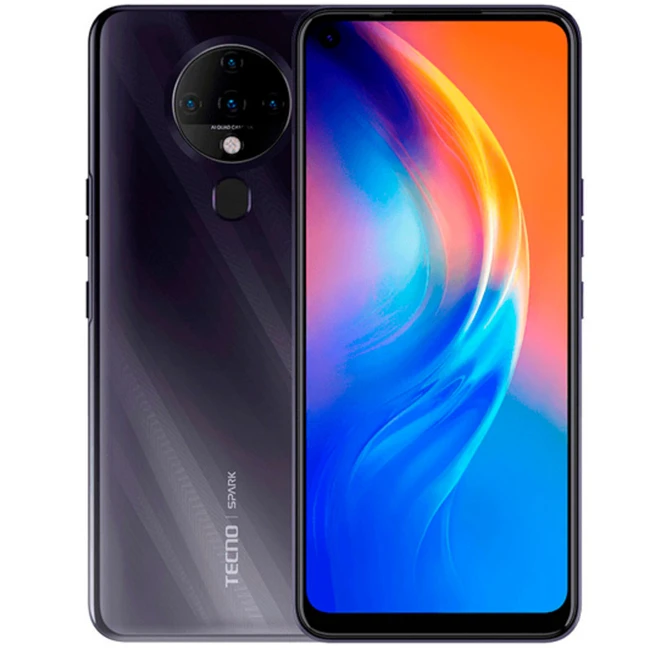Смартфон TECNO Spark 6 4/128 KE7 Comet Black KE7-128-BLACK