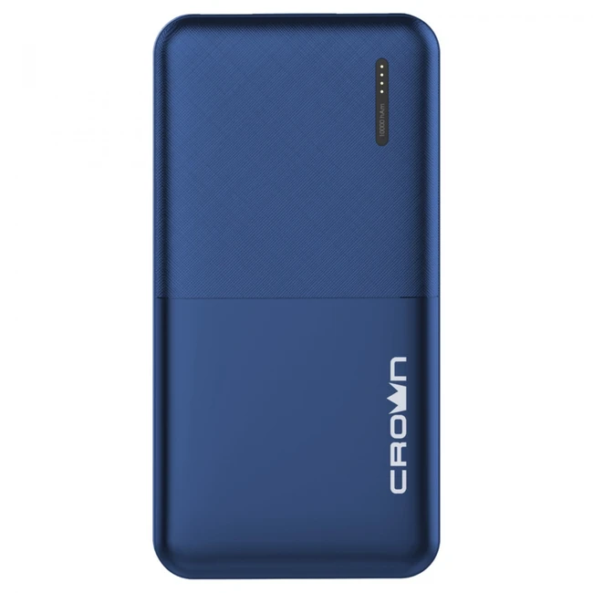 Внешний аккумулятор (Power Bank) CROWN micro CMPB-604 blue CMPB-604blue (10000 мАч, Синий)