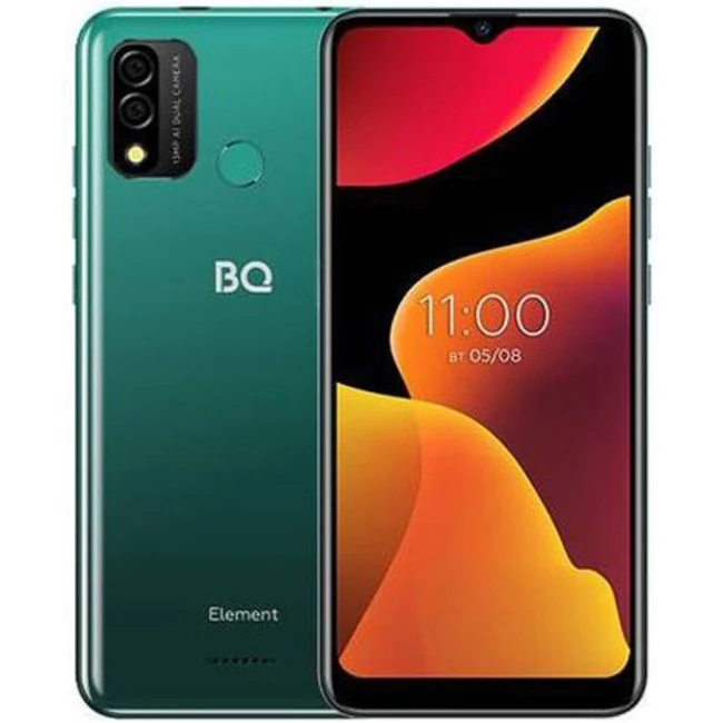 Смартфон BQ 6645L Element Зеленый BQ-6645L Element зеленый (128 Гб, 3 Гб)