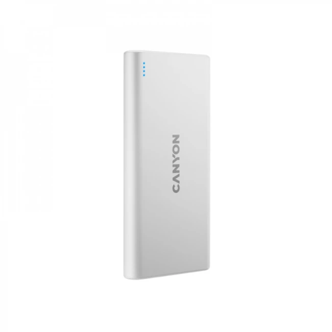 Внешний аккумулятор (Power Bank) Canyon PB-108 CNE-CPB1008W (10000 мАч, Белый)