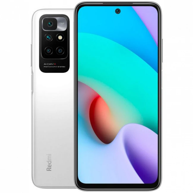Смартфон Xiaomi Redmi 10 4/64GB Pebble White 21061119AG-64-WHITE (64 Гб, 4 Гб)