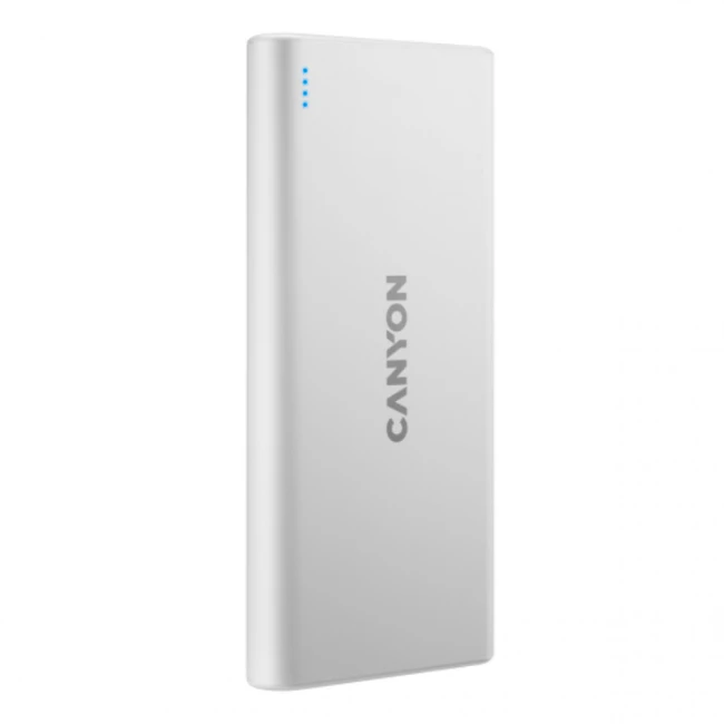 Внешний аккумулятор (Power Bank) Canyon PB-106 CNE-CPB1006W (10000 мАч, Белый)