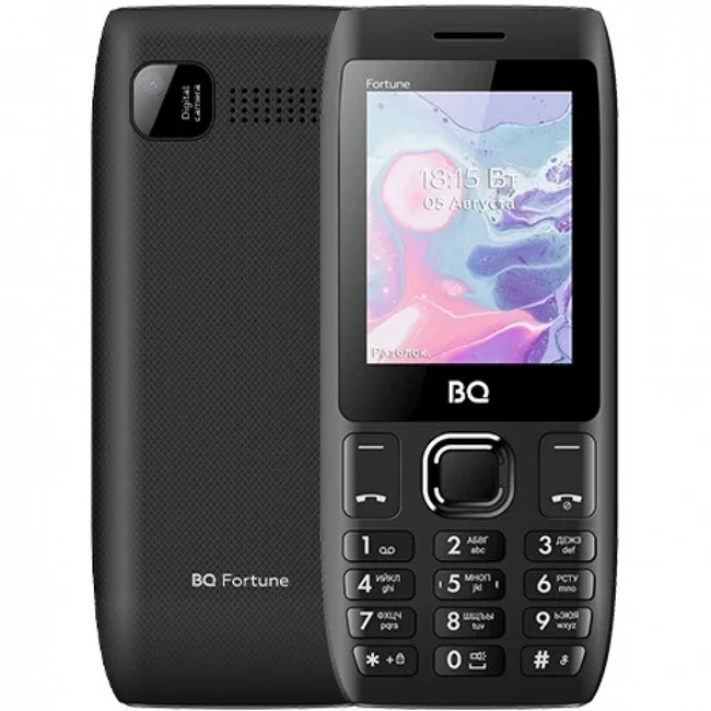 Мобильный телефон BQ 2450 Fortune Черный BQ-2450 Fortune Черный