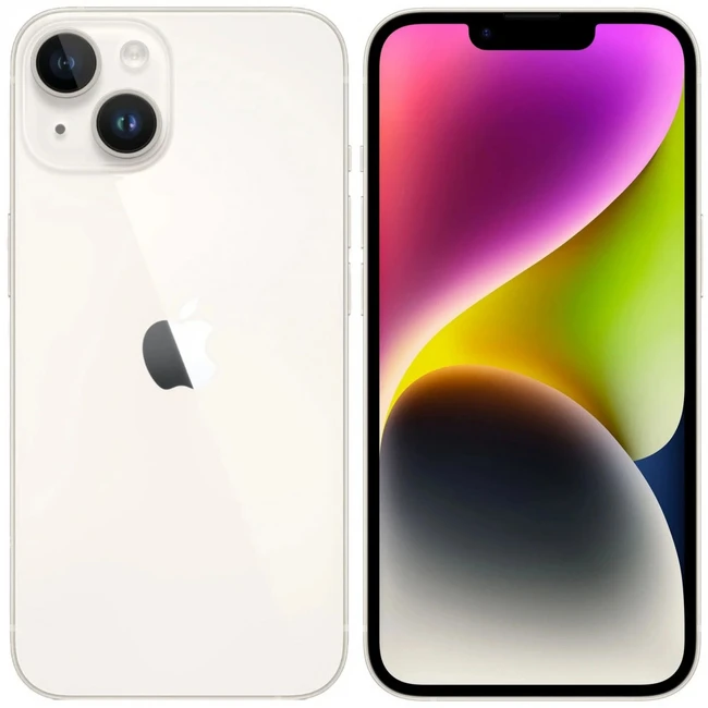 Смартфон Apple iPhone 14 128GB Starlight MPUU3RU/A (128 Гб, 6 Гб)