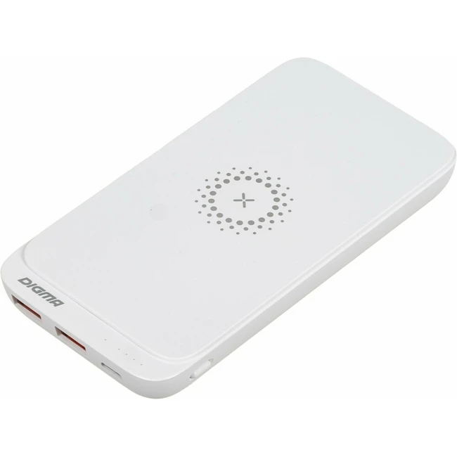 Внешний аккумулятор (Power Bank) Digma DGPQ10E20PWT 10000 мАч, Белый