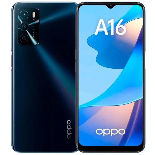 Смартфон Oppo mobilephone A16 32 GB 3GB Black A16 32 GB 3GB Black (CPH2269) 32 Гб, 3 Гб