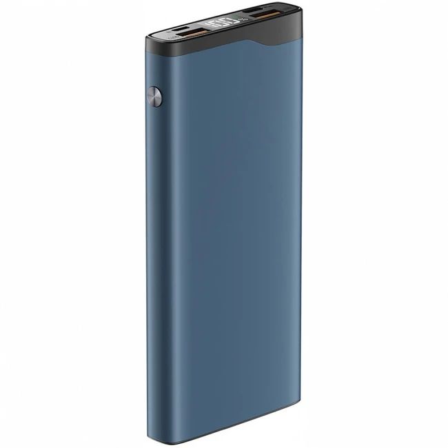 Внешний аккумулятор (Power Bank) OLMIO QL-10 QL-10-BLUE 10000 мАч, Синий