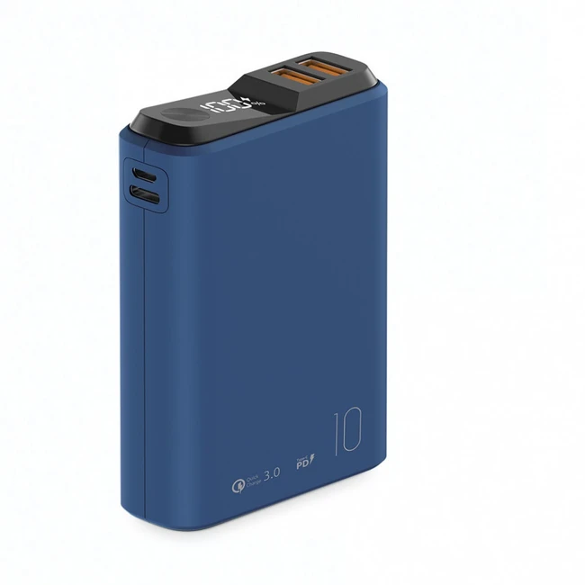 Внешний аккумулятор (Power Bank) OLMIO Olmio QS-10 QS-10-BLUE (10000 мАч, Синий)