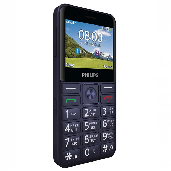 Мобильный телефон Philips Xenium E207 Синий CTE207BU/00