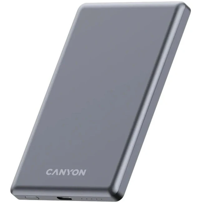 Внешний аккумулятор (Power Bank) Canyon CNS-CPB505DG 5000 мАч, Черный