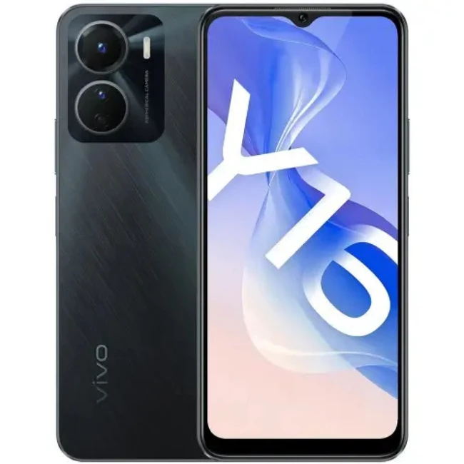 Смартфон Vivo Y16 2204_32_Stellar Black (32 Гб, 3 Гб)
