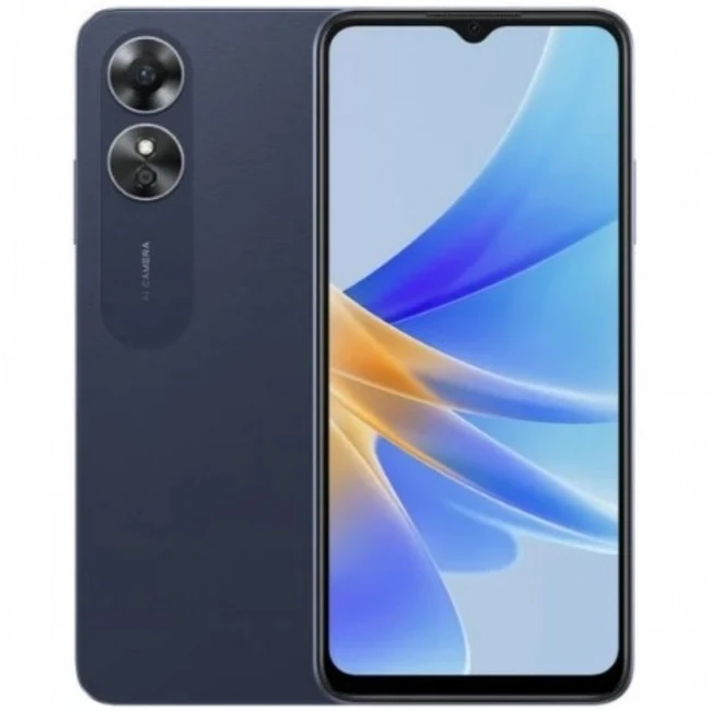 Смартфон Oppo A17 A17_64_Midnight Black (64 Гб, 4 Гб)