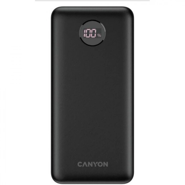 Внешний аккумулятор (Power Bank) Canyon PB-2002 CNE-CPB2002B (20000 мАч, Черный)