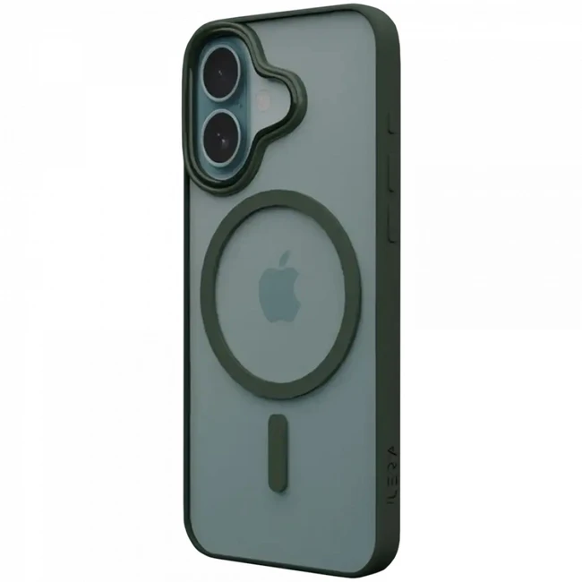 Аксессуары для смартфона iLera ColorAnt Clear Case, Deep Green for iPhone 16 ILGCACLCADG16
