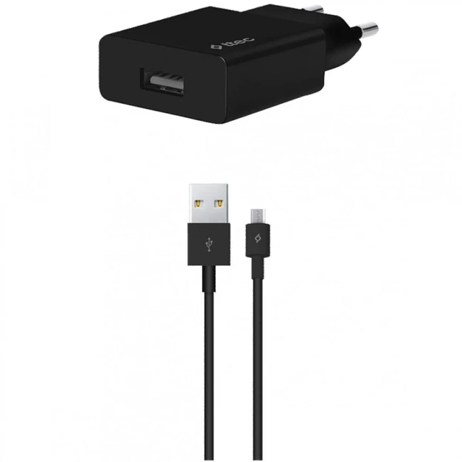 Ttec SmartCharger Travel Charger 2.1A Micro USB Cable Black 2SCS20MS (2.1)