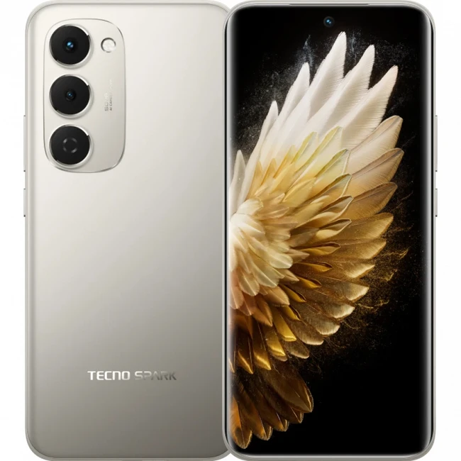Смартфон TECNO Spark 40 Pro+ 8/256Gb Moon Titanium KM7 256+8 MOON TITANIUM (256 Гб, 8 Гб)