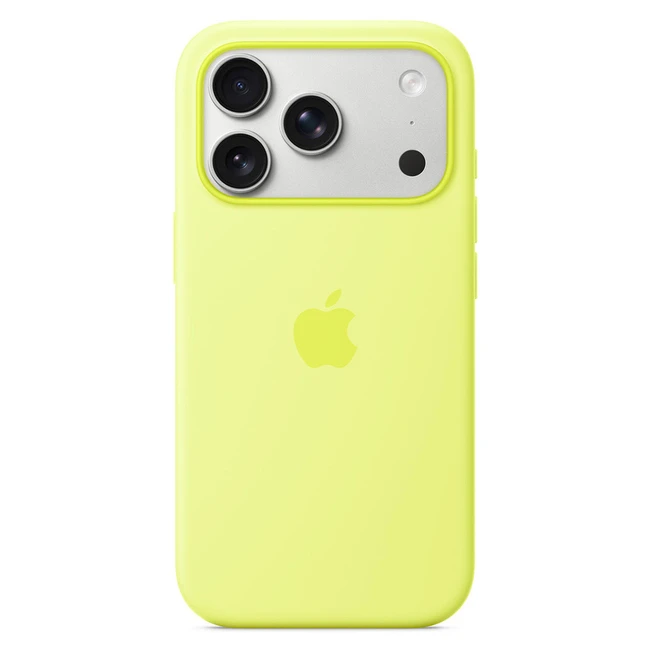 Аксессуары для смартфона Apple Чехол для iPhone 17 Pro Silicone Case with MagSafe Neon Yellow MGFF4ZM/A