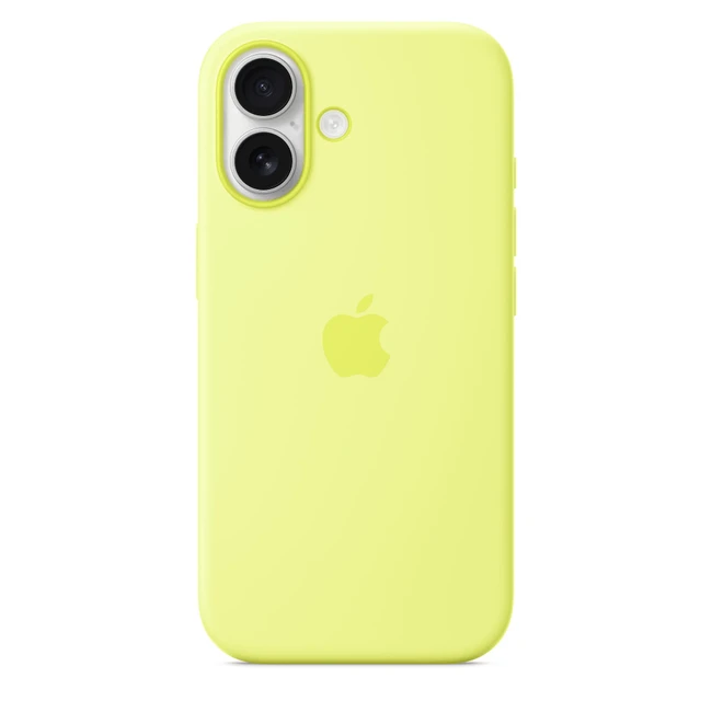 Аксессуары для смартфона Apple Чехол для iPhone 17 Silicone Case with MagSafe - Neon Yellow MGEV4ZM/A