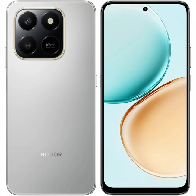 Смартфон Honor X7d 8/256Gb Meteor Silver 5109BXJU (256 Гб, 8 Гб)