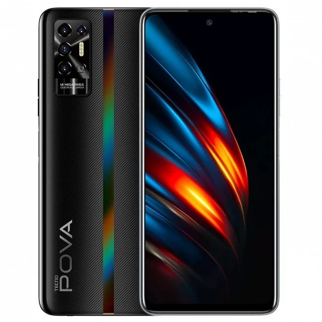 Смартфон TECNO Pova 2 LE7N/BLACK-64GB (64 Гб, 4 Гб)