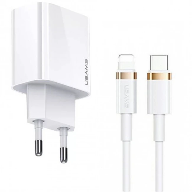 Usams T-49 White T49OCLN01 20