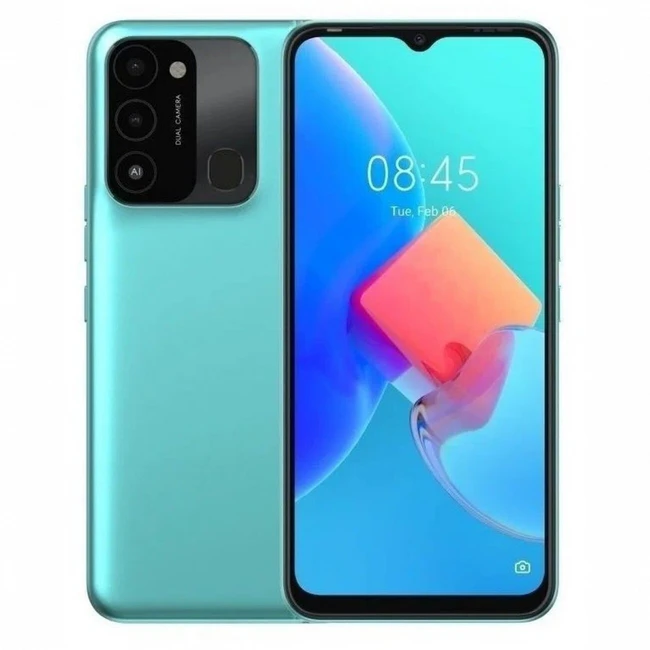 Смартфон TECNO Spark 8C KG5K/TURQUOISE CYAN 128 Гб, 4 Гб