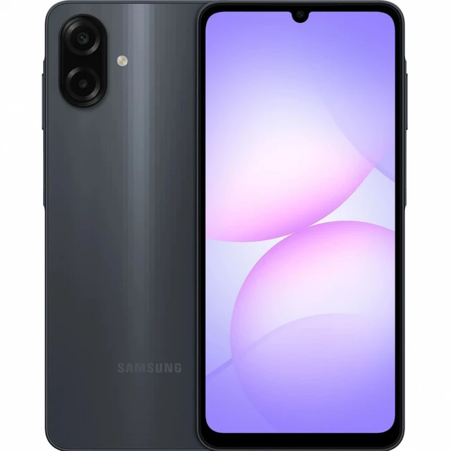 Смартфон Samsung Galaxy A07 4G 4/128Gb Black SM-A075FZKGMEA 128 Гб, 4 Гб