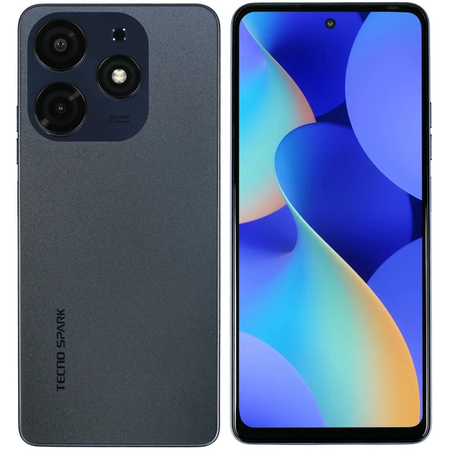 Смартфон TECNO SPARK 10 Pro 128 ГБ черный KI7 SPARK 10 Pro 128+4 Black (128 Гб, 4 Гб)