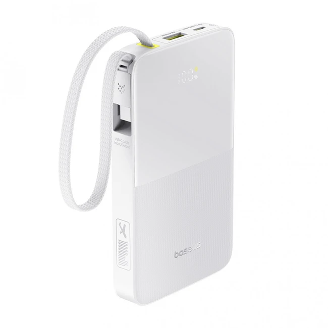 Внешний аккумулятор (Power Bank) Baseus EnerFill FC51 10000mAh 22.5W White E0027601 10000 мАч, Белый