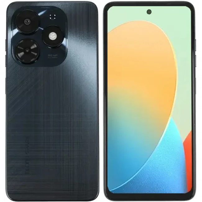 Смартфон TECNO SPARK 20C Чёрный BG7n SPARK 20C 128+8 Gravity Black (128 Гб, 8 Гб)