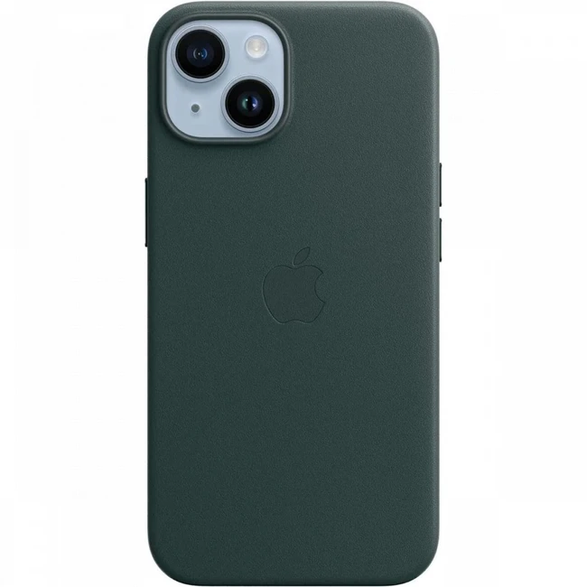 Аксессуары для смартфона Apple Чехол для iPhone 14 Leather Case with MagSafe - Forest Green MPP53ZM/A
