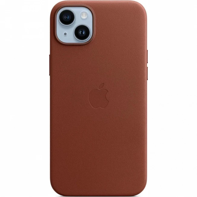 Аксессуары для смартфона Apple Чехол для iPhone 14 Plus Leather Case with MagSafe - Umber MPPD3ZM/A