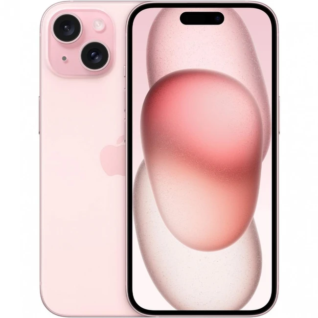 Смартфон Apple iPhone 15 Pink MTP13HX/A (128 Гб, 6 Гб)