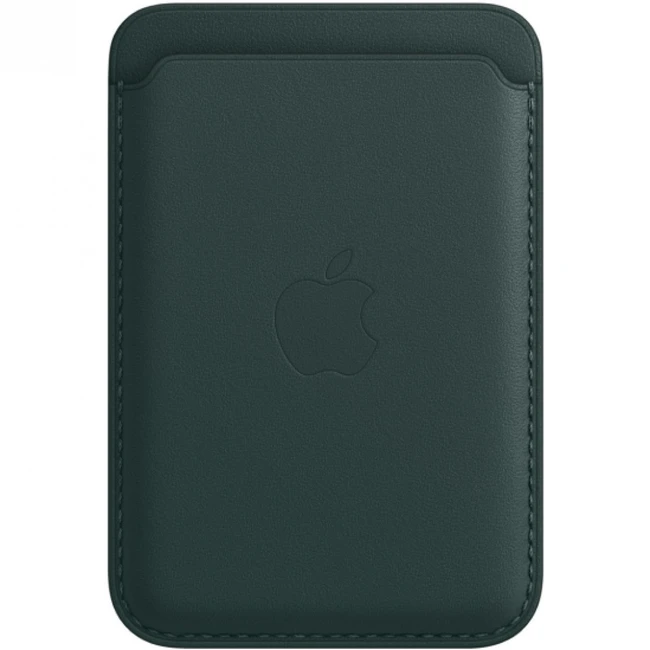 Аксессуары для смартфона Apple Чехол-бумажник для iPhone Leather Wallet with MagSafe - Forest Green MPPT3ZM/A