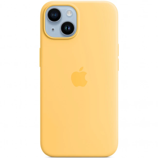 Аксессуары для смартфона Apple Чехол для iPhone 14 Silicone Case with MagSafe - Sunglow MPT23ZM/A