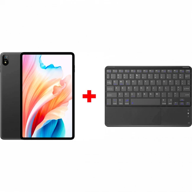 Планшет Blackview Tab 18 серый 12/256 + клавиатура беспроводная K1 Bluetooth черная 6931548314622+6931548308522 (256 Гб, 12 Гб)