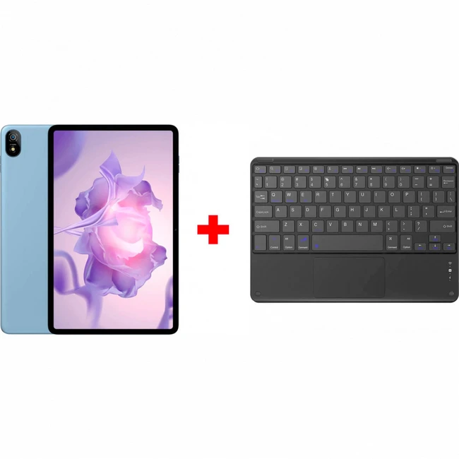 Планшет Blackview Tab 18 синий 12/256 + клавиатура беспроводная K1 Bluetooth черная 6931548314615+6931548308522 (256 Гб, 12 Гб)