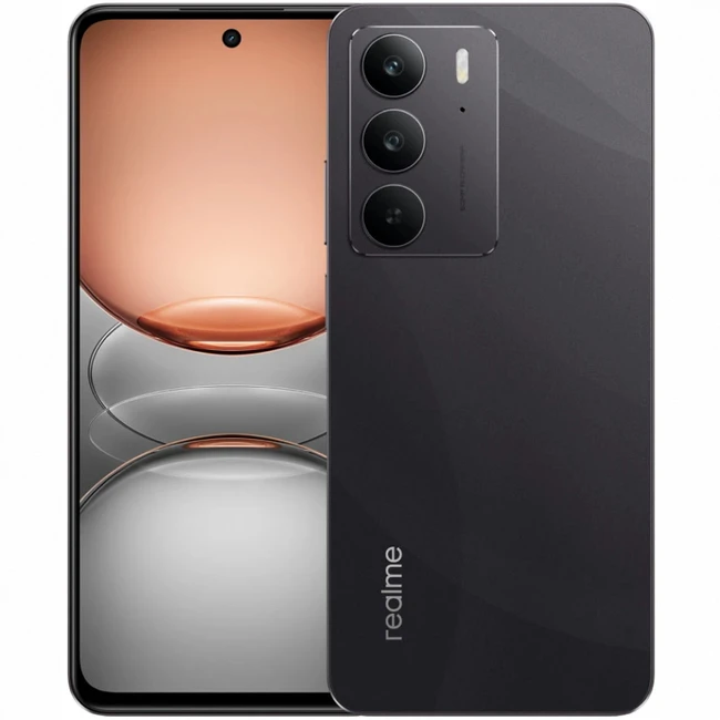 Смартфон REALME RMX3941 C75 128Gb 8Gb Black 6941764450509 (128 Гб, 8 Гб)