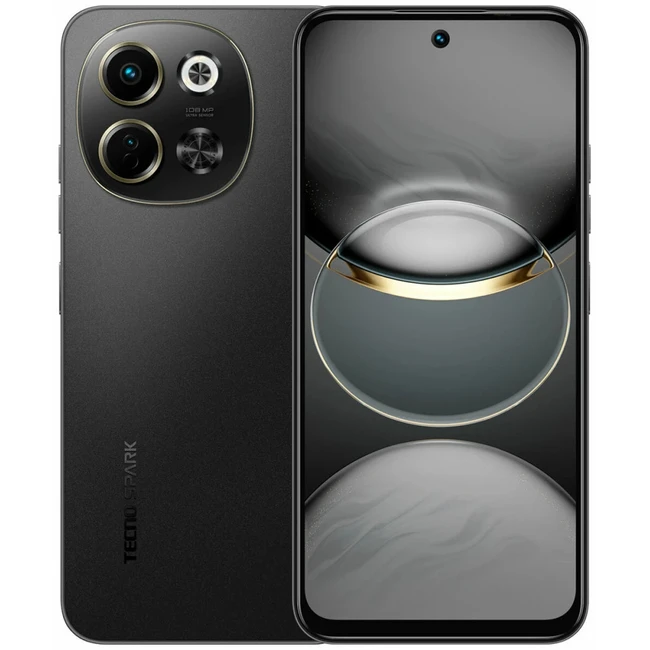 Смартфон TECNO Spark 30 5G 6/128Gb Midnight Shadow kl8 128+6 midnight shadow (128 Гб, 6 Гб)