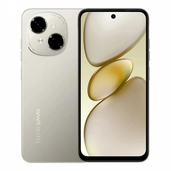 Смартфон TECNO Spark Go 1 (3/64Gb) Titanium Gold KL4 64+3 TITANIUM GOLD (64 Гб, 3 Гб)